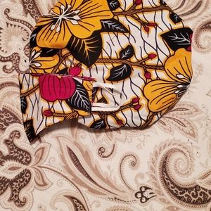 African headwrap and mask